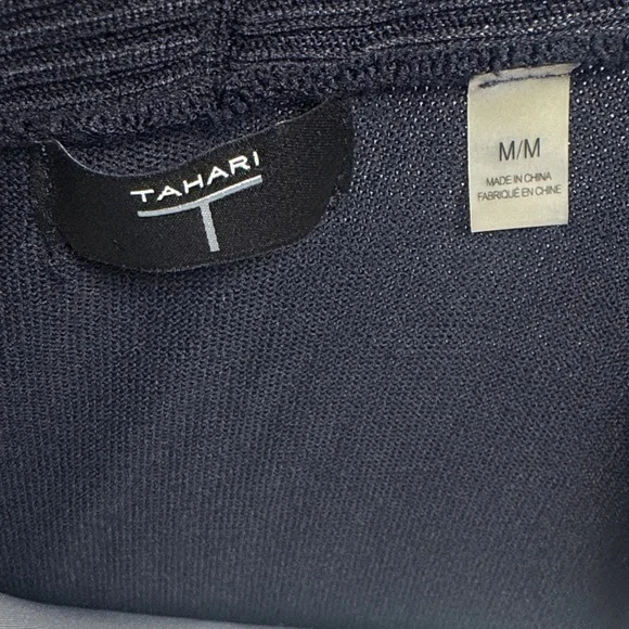 Women's NavyOpen Front Sweater - Picture 2 of 5